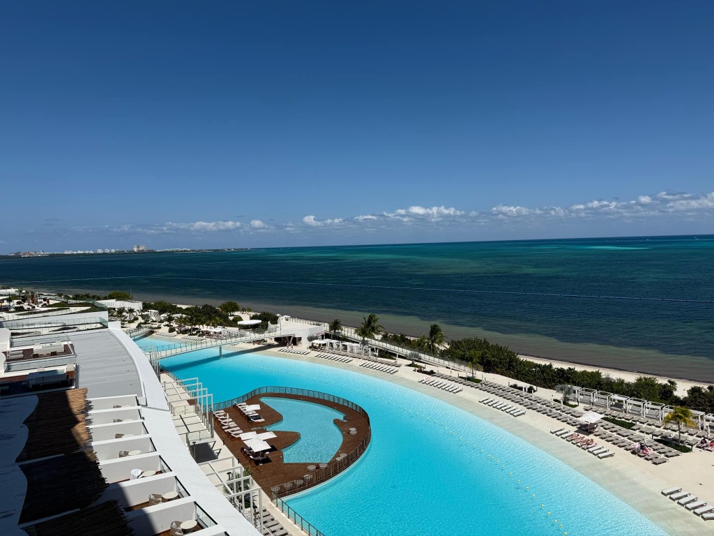 Sargassum Barrier at AVA Resort Cancun - View From South Tower