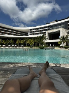 Lounging At The Lagoon Pool At Secrets Moxche