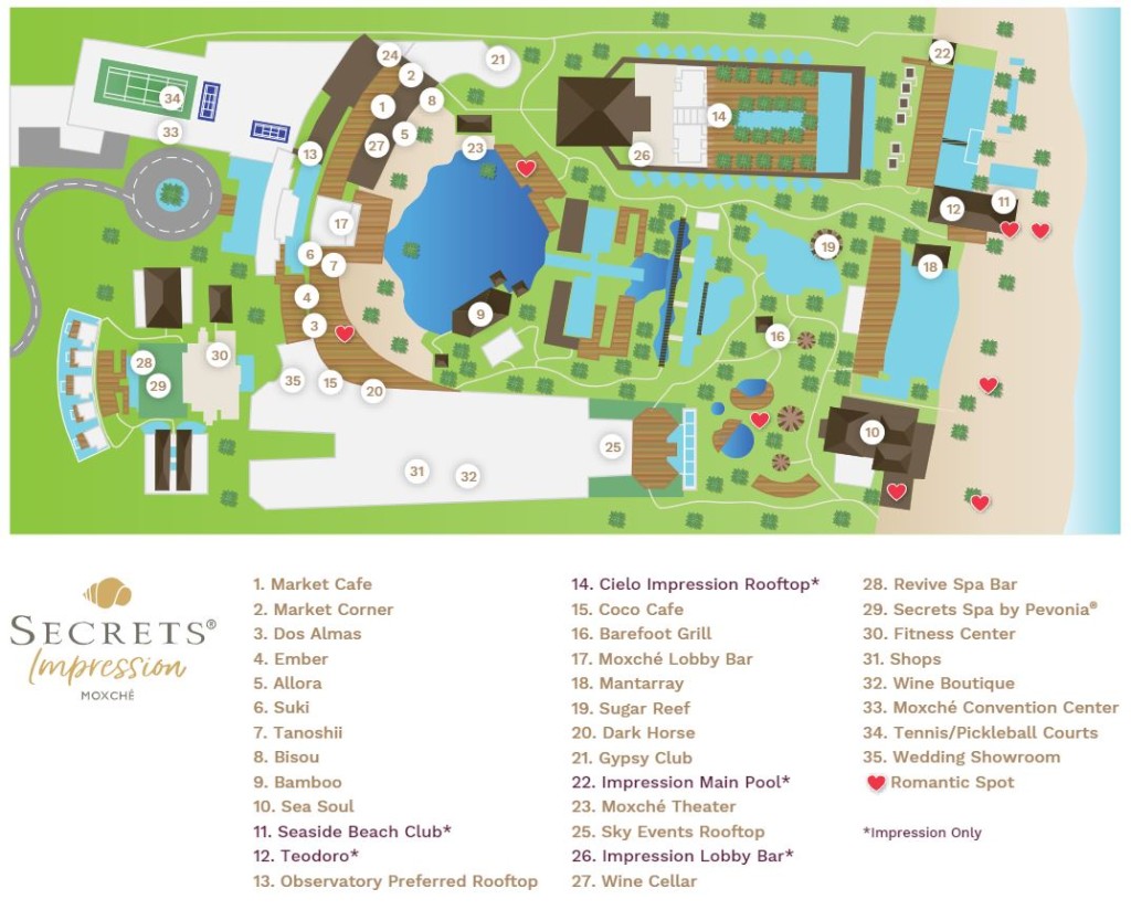 Impression Moxche Resort Map
